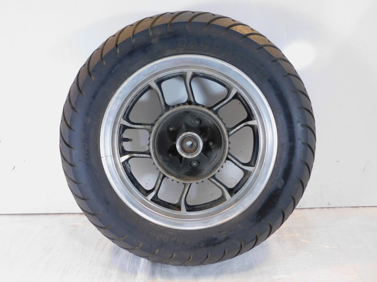 1983 Honda Shadow 750 VT750 Black Cast Rear Wheel Rim & Tire 3.50 x 15