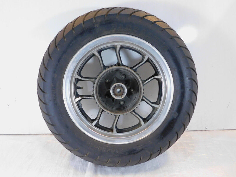 1983 Honda Shadow 750 VT750 Black Cast Rear Wheel Rim & Tire 3.50 x 15