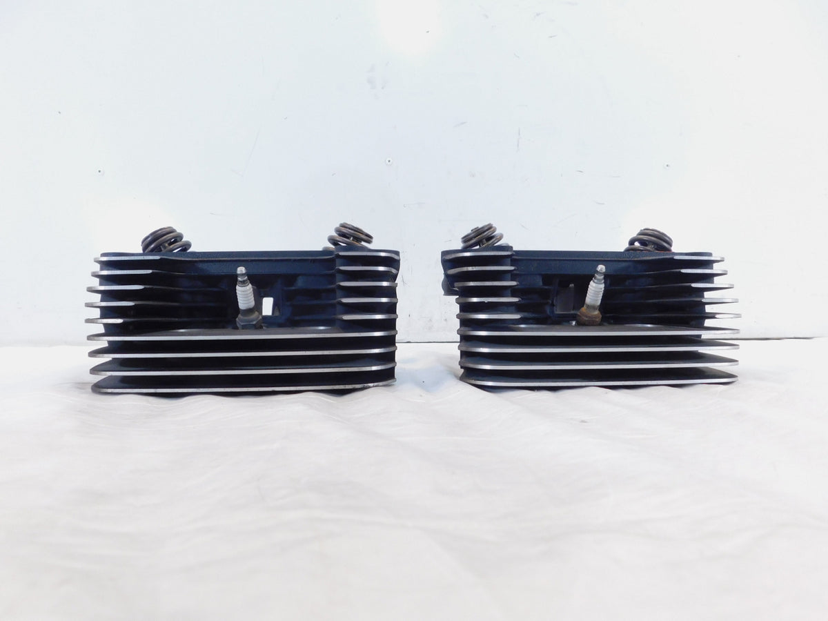 2010-2016 Harley Davidson Road King Street & Electra Glide Black Cylinder Heads - C3 Cycle