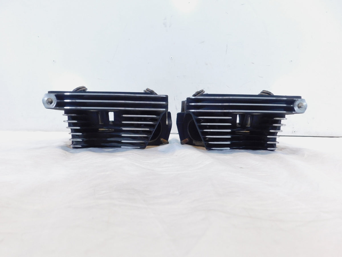 2010-2016 Harley Davidson Road King Street & Electra Glide Black Cylinder Heads - C3 Cycle