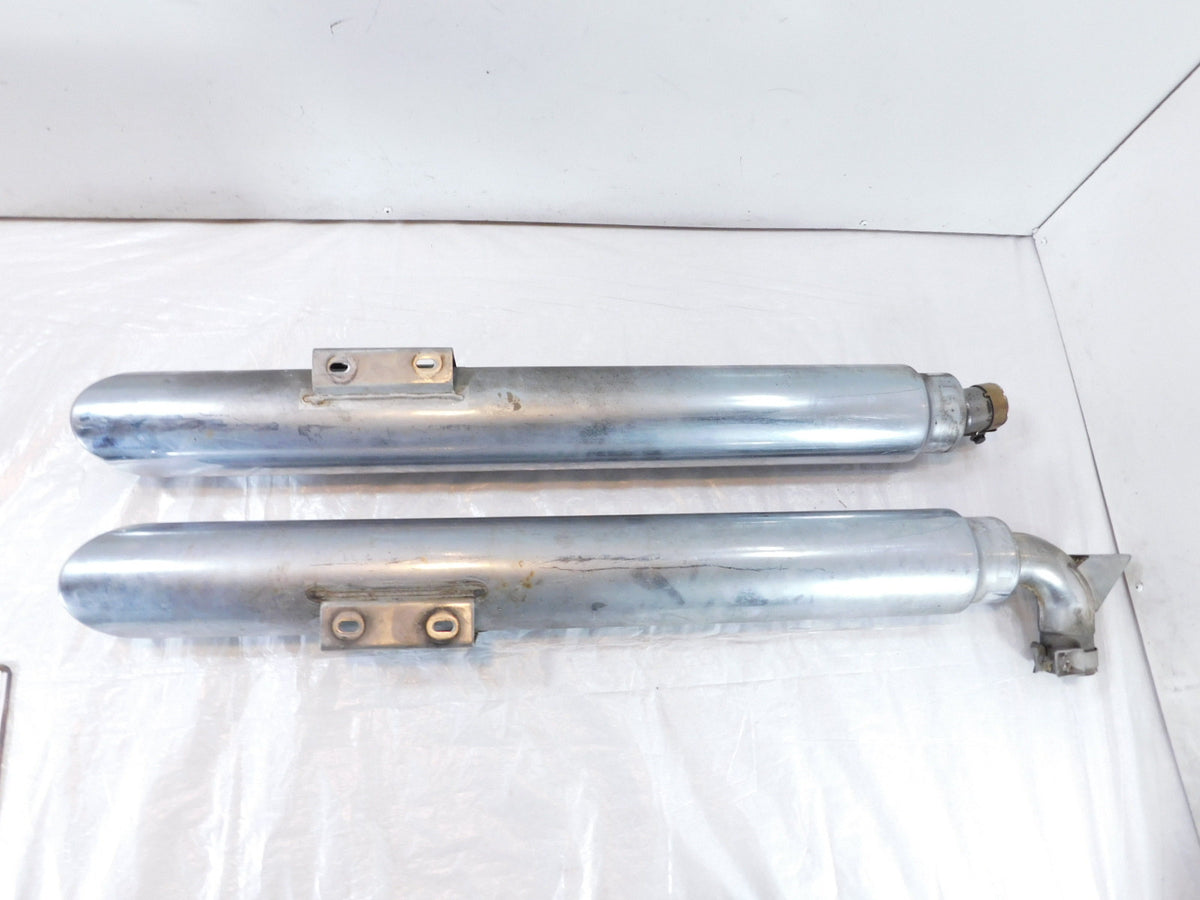 Triumph Rocket III 3 Touring Black Rear Left/Right Exhaust System Muffler Pipes - C3 Cycle