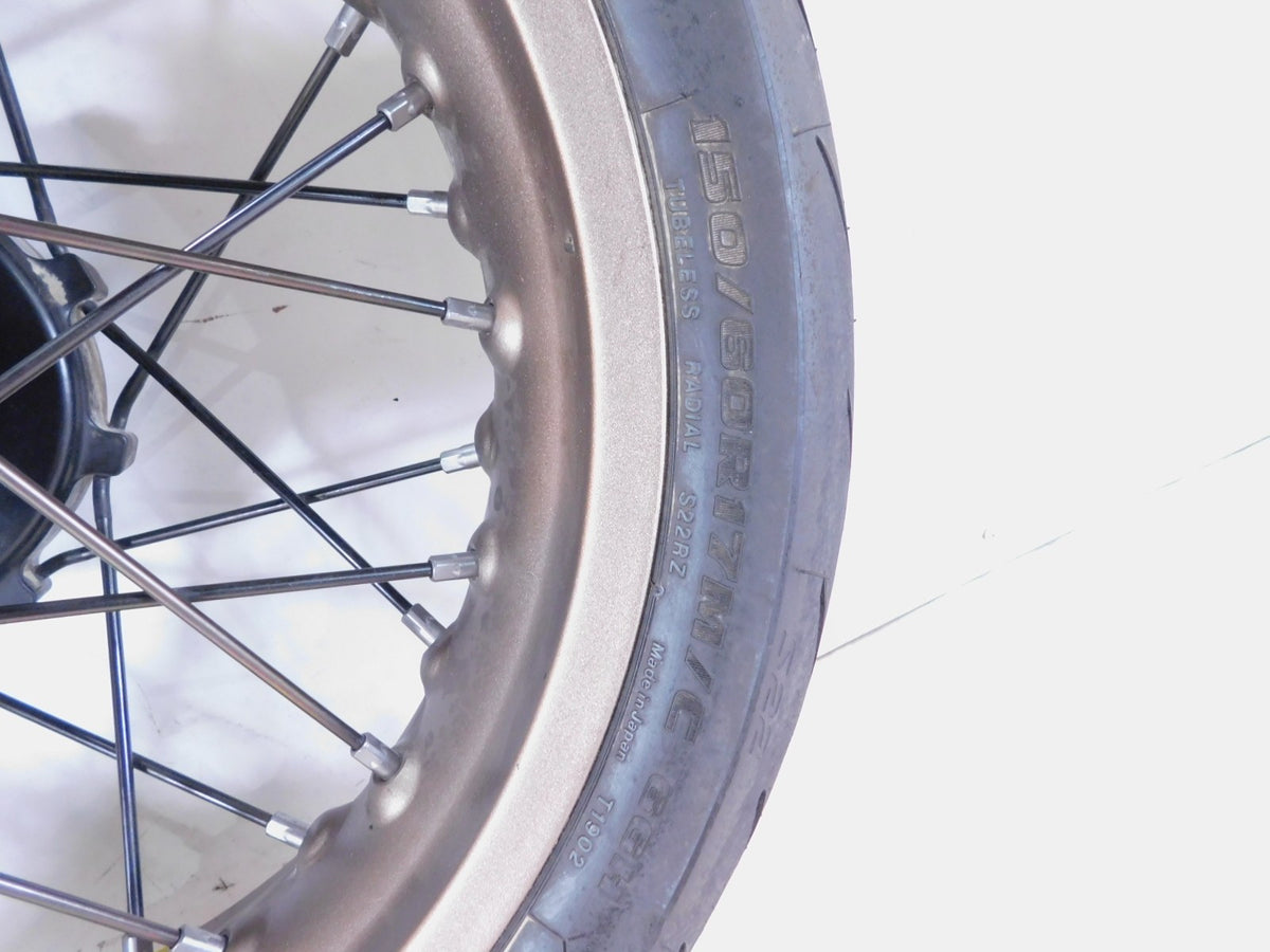 18-19 Husqvarna Vitpilen Svartpilen 401 CKD Laced Rear Wheel Rim & Tire - Bent - C3 Cycle