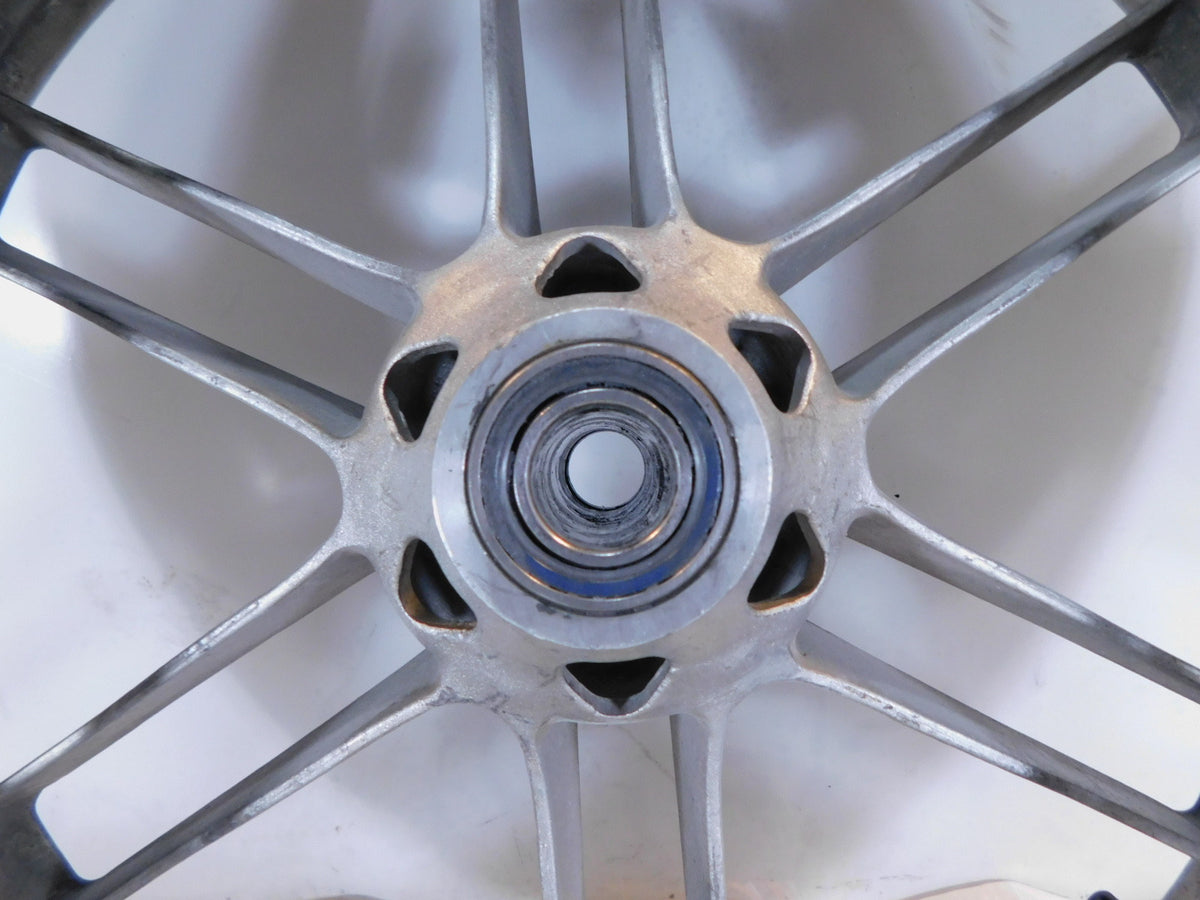Buell XB XB9R XB12R Firebolt & Lightning Silver Front Wheel Rim Rotor & Tire - C3 Cycle