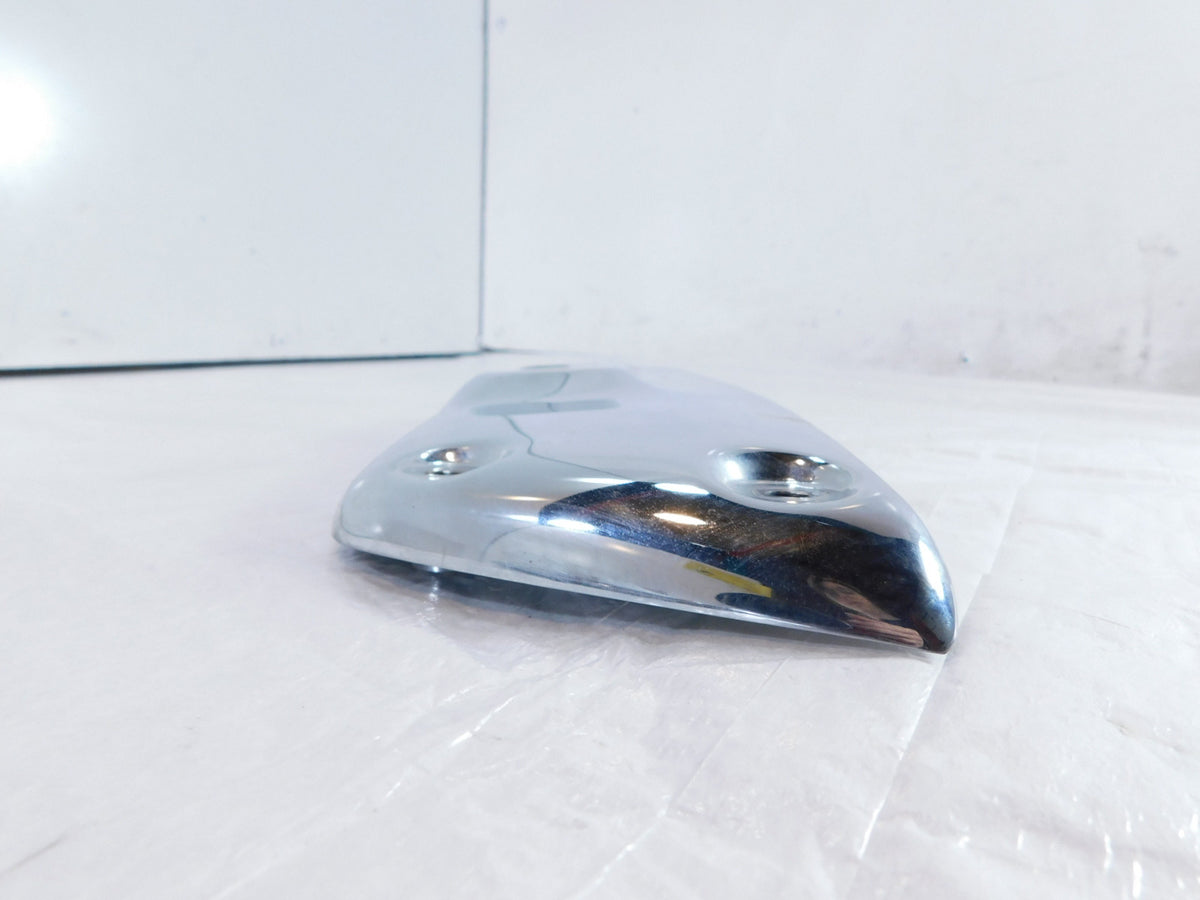Pair Triumph Rocket III 3 Touring Chrome Rear Pillion Foot Control Cover Panels - C3 Cycle