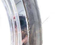Harley Davidson Softail Deuce Thunderstar Chrome Front Wheel Rim & Tire - Bent - C3 Cycle