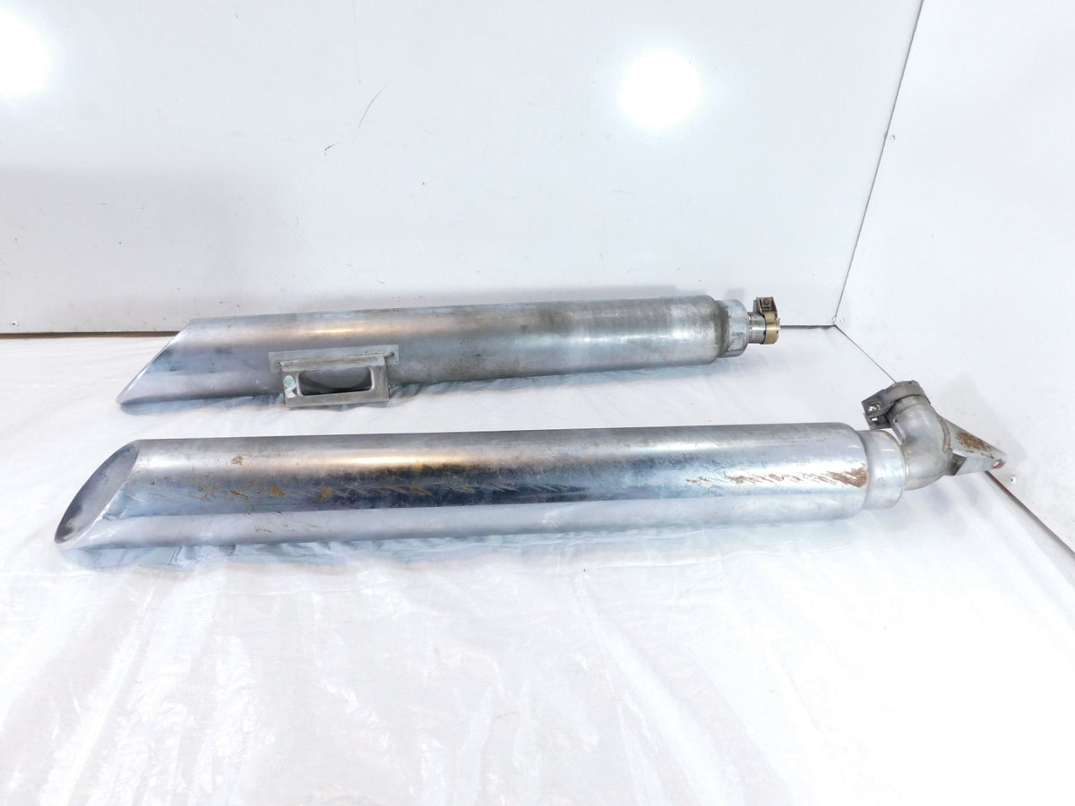 Triumph Rocket III 3 Touring Black Rear Left/Right Exhaust System Muffler Pipes - C3 Cycle