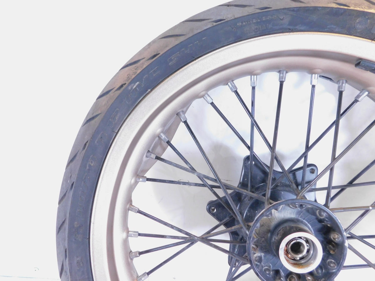 18-19 Husqvarna Vitpilen Svartpilen 401 CKD Laced Front Wheel Rim & Tire - Bent - C3 Cycle