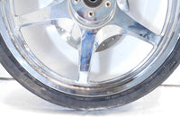 Harley Davidson Softail Deuce Thunderstar Chrome Front Wheel Rim & Tire - Bent - C3 Cycle