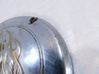 Harley Davidson Twin Cam Dyna Softail Left Engine Flames Derby Clutch Cover - C3 Cycle