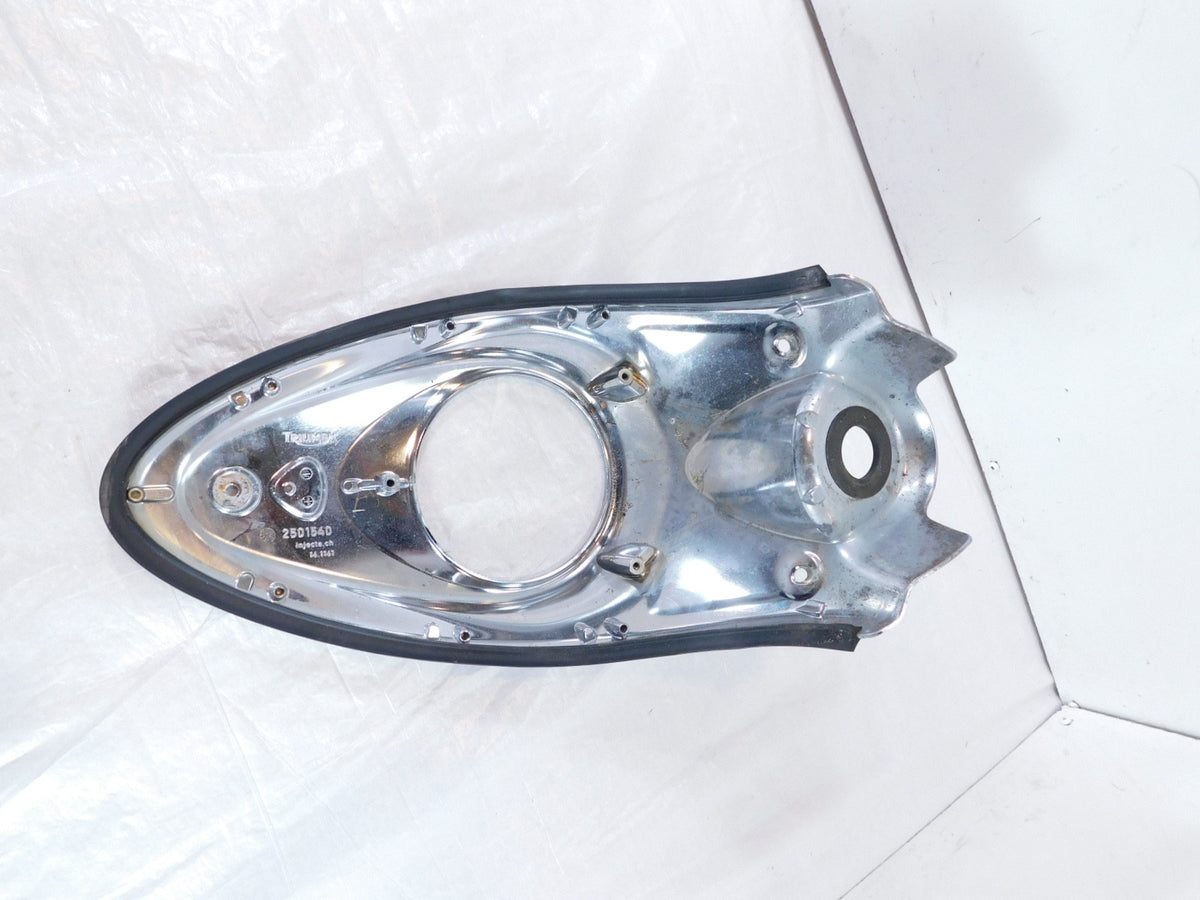 Triumph Rocket III Touring Chrome Instrument Gauge Speedometer Fuel Tank Cover - C3 Cycle
