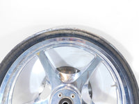 Harley Davidson Softail Deuce Thunderstar Chrome Front Wheel Rim & Tire - Bent - C3 Cycle