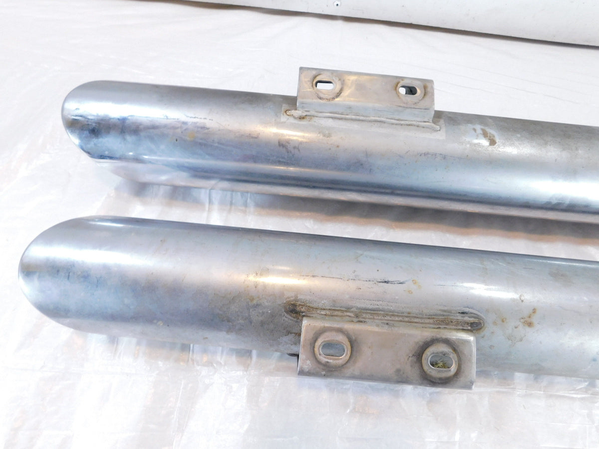 Triumph Rocket III 3 Touring Black Rear Left/Right Exhaust System Muffler Pipes - C3 Cycle