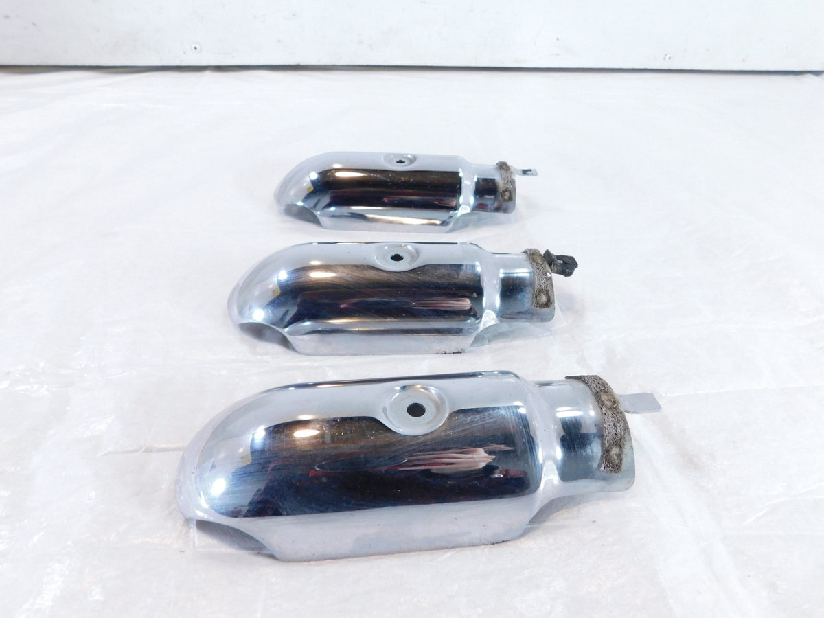 Triumph Rocket III Roaster Touring Exhaust System Header Pipe Heat Shield Covers - C3 Cycle