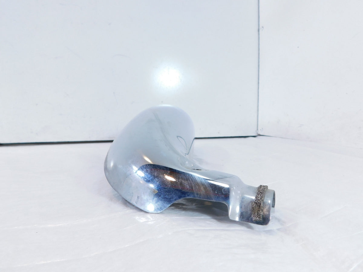 Triumph Rocket III 3 Touring Chrome Rear Right Exhaust Muffler Heat Shield Cover - C3 Cycle