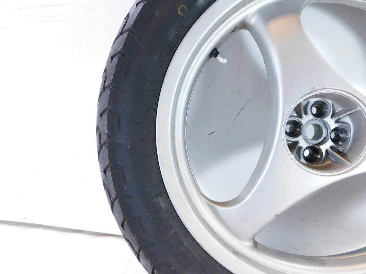BMW K100LT K100RS K100RT K1100LT Silver Rear Wheel Rim & Tire - 3.0x17" - C3 Cycle