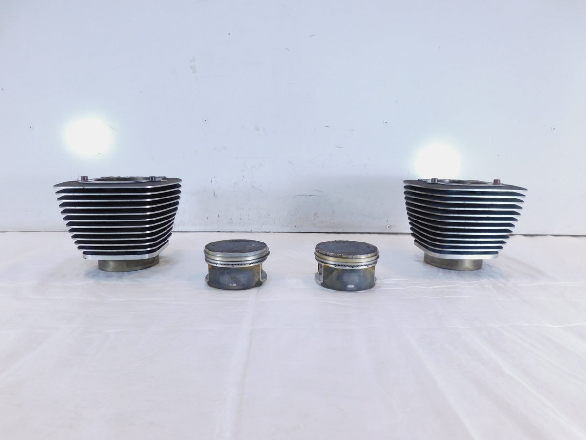 Harley Davidson Twin Cam Touring Dyna & Softail Engine Pistons & Black Cylinders - C3 Cycle