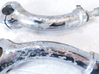 Harley Davidson Softail FXSTD Deuce Chrome Handlebar Riser Clamp Mount Brackets - C3 Cycle