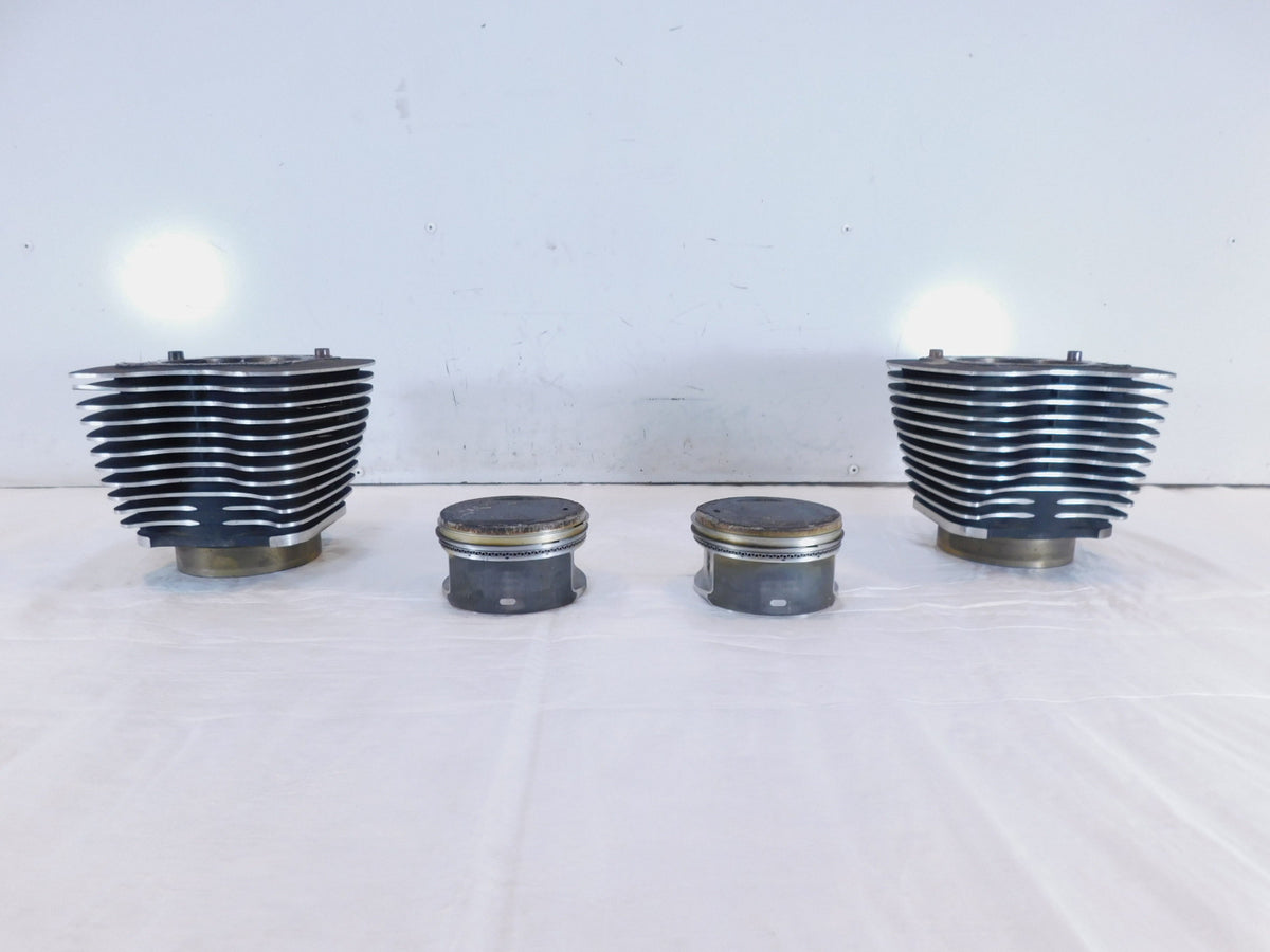 Harley Davidson Twin Cam Touring Dyna & Softail Engine Pistons & Black Cylinders - C3 Cycle