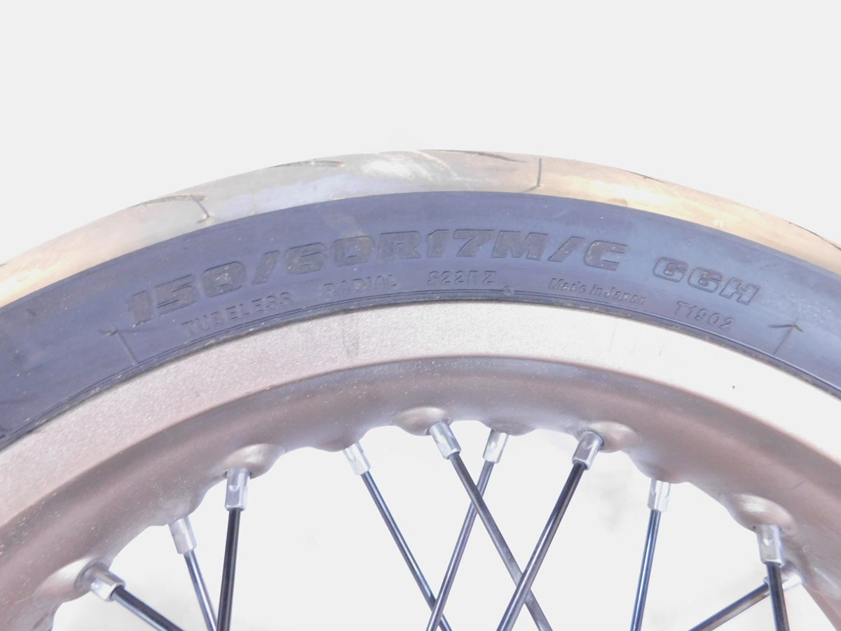 18-19 Husqvarna Vitpilen Svartpilen 401 CKD Laced Rear Wheel Rim & Tire - Bent - C3 Cycle