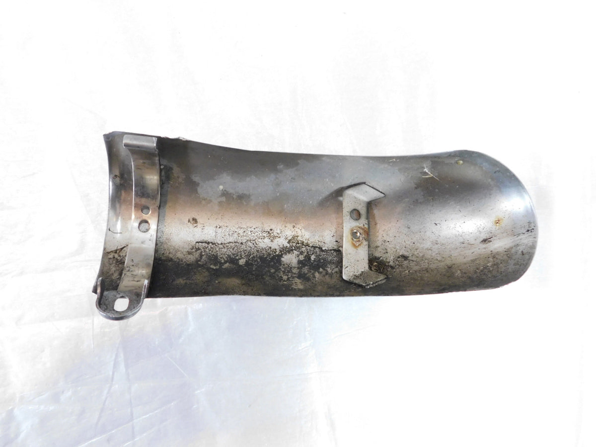 Triumph Rocket III 3 Touring Chrome Rear Left Exhaust Muffler Heat Shield Cover - C3 Cycle