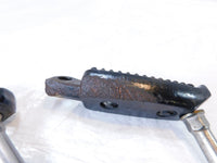 Harley Sportster 1200 Nightster & Iron V-Rod Black Footpeg Footrests & Wear Pegs - C3 Cycle