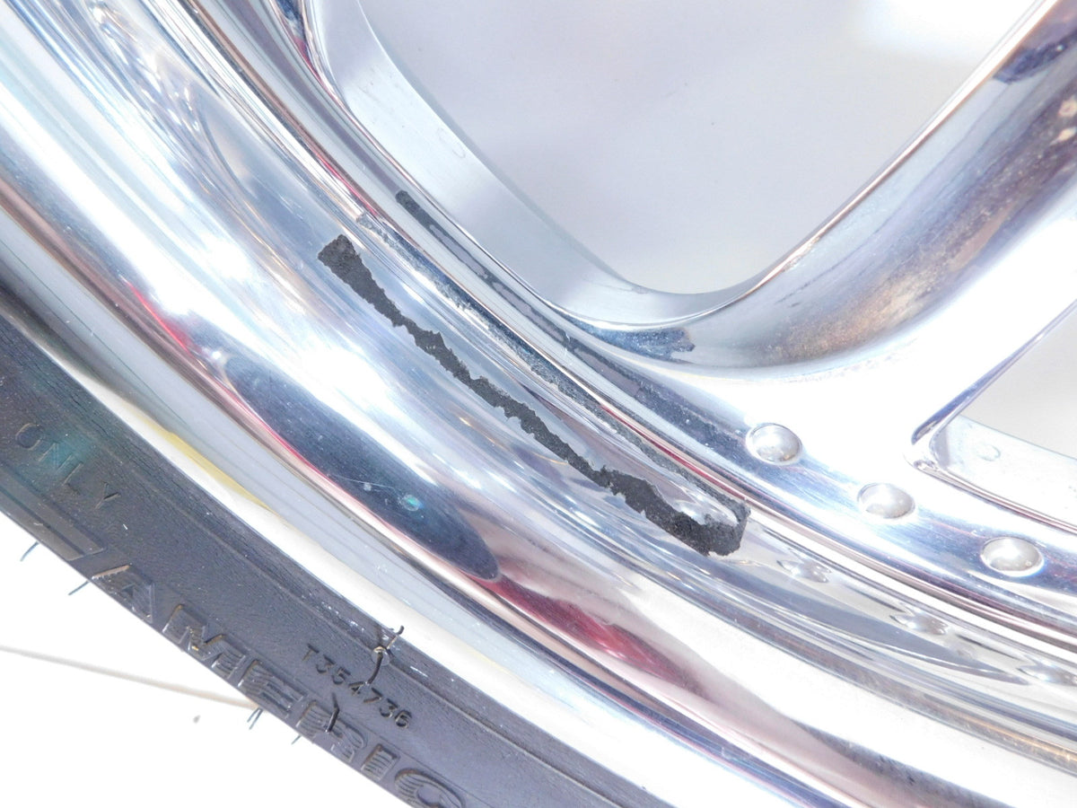 Harley Davidson Electra Road & Street Glide Chrome 18" Front Wheel Rim & Tire - C3 Cycle
