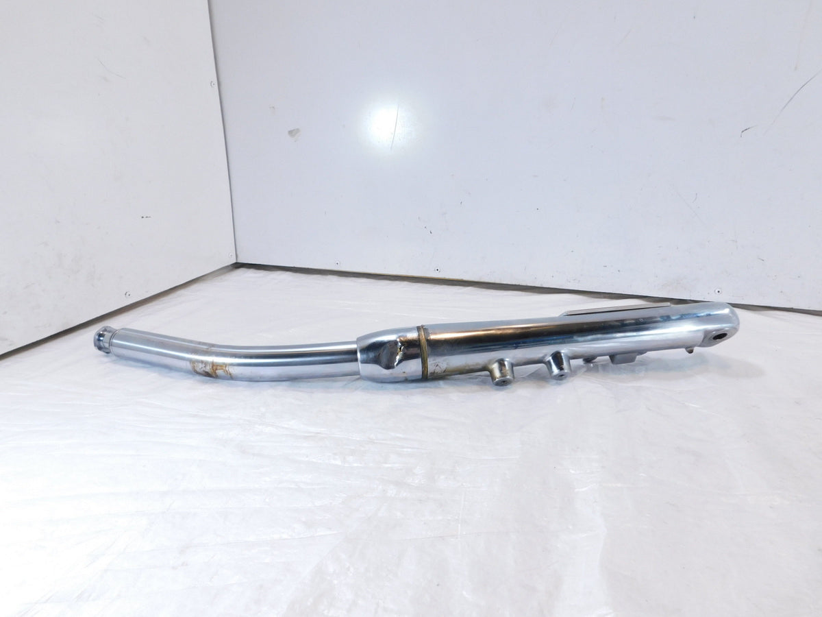 2000-2006 Harley Davidson Chrome oftail FXSTD Deuce Front Left Fork Shock - Bent - C3 Cycle
