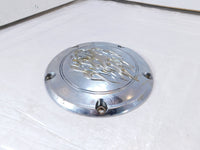 Harley Davidson Twin Cam Dyna Softail Left Engine Flames Derby Clutch Cover - C3 Cycle