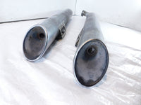 Triumph Rocket III 3 Touring Black Rear Left/Right Exhaust System Muffler Pipes - C3 Cycle
