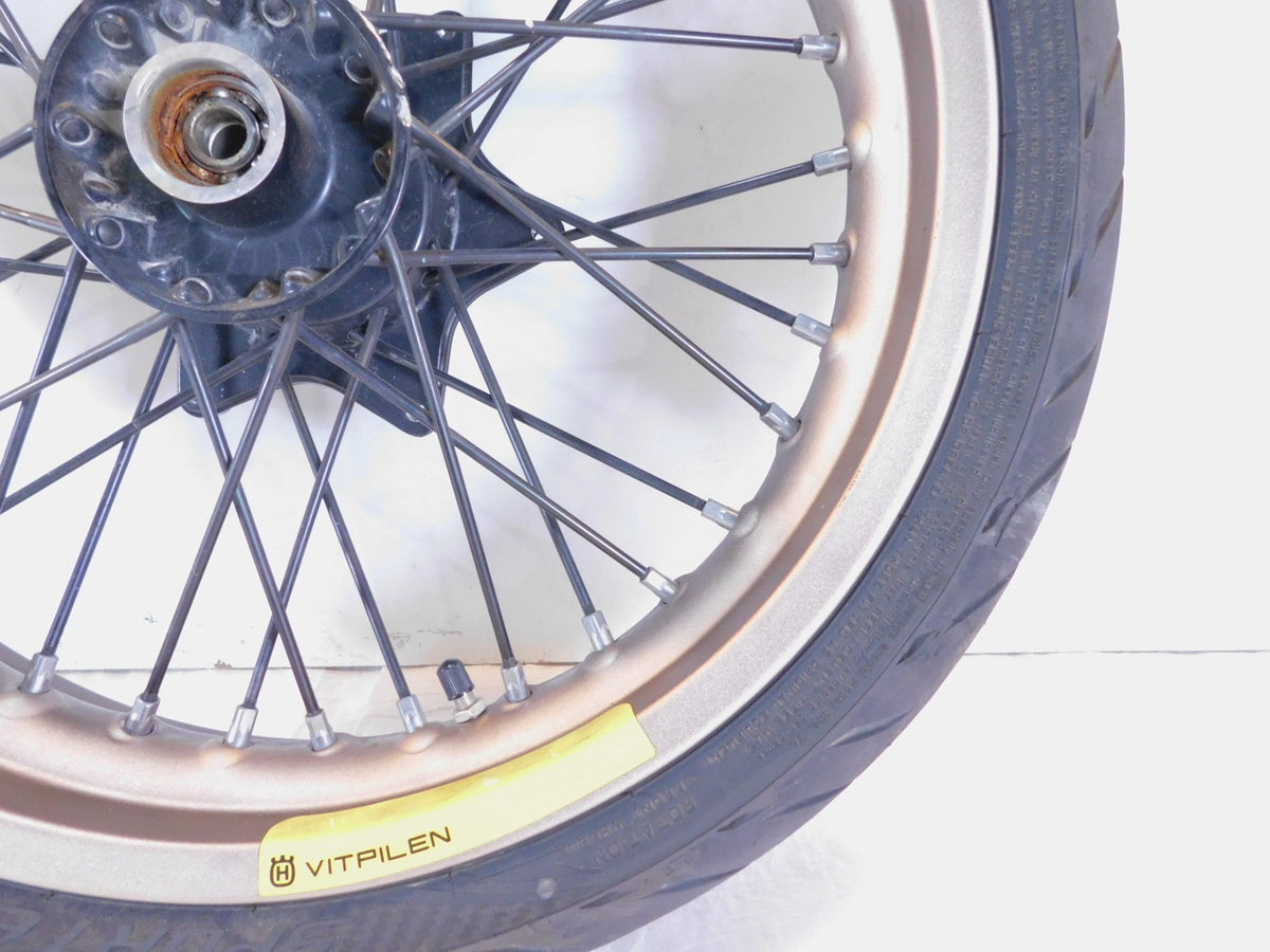 18-19 Husqvarna Vitpilen Svartpilen 401 CKD Laced Front Wheel Rim & Tire - Bent - C3 Cycle