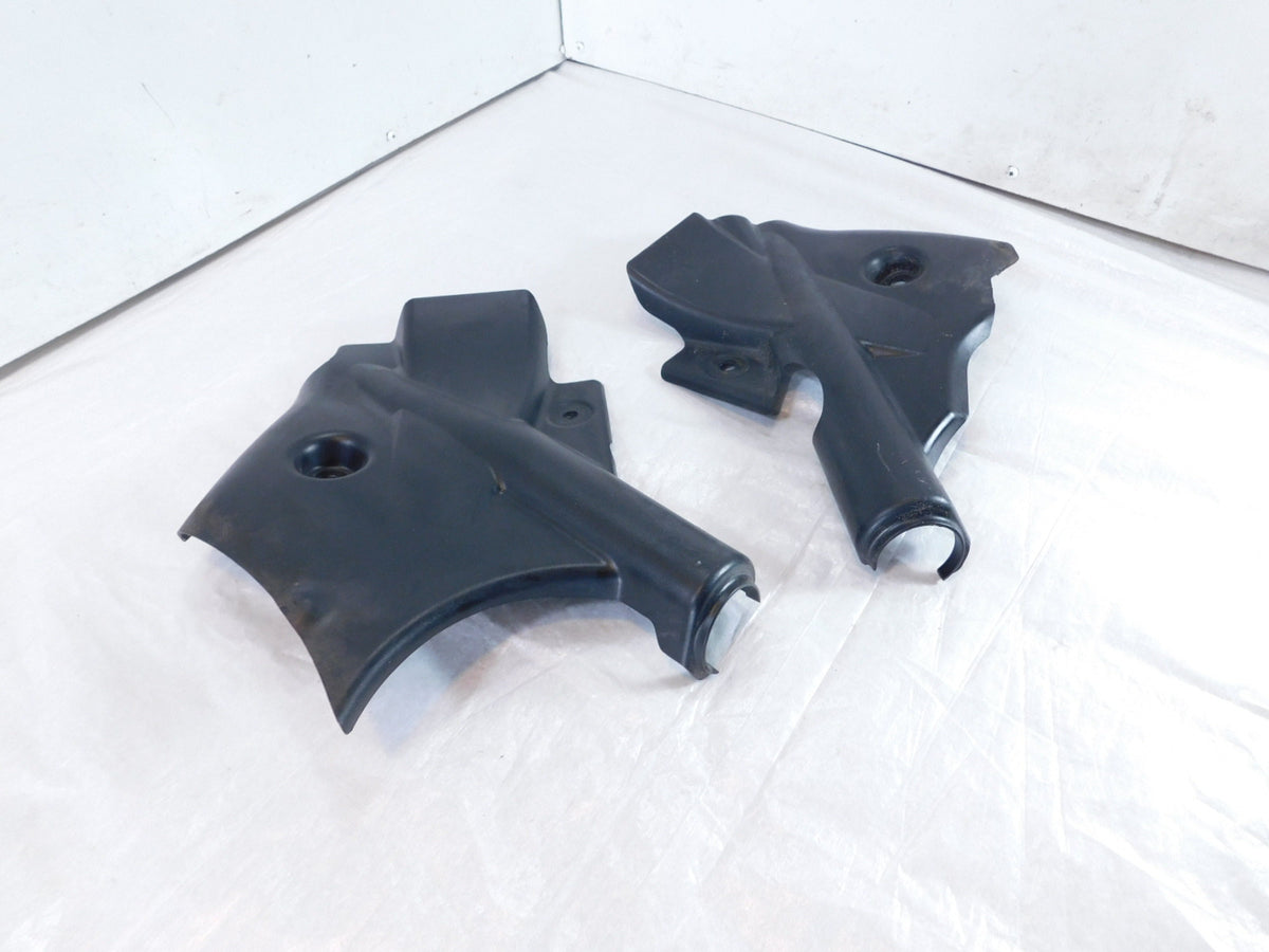 Triumph Rocket III 3 Touring Black Front Left/Right Frame Headstock Neck Covers - C3 Cycle