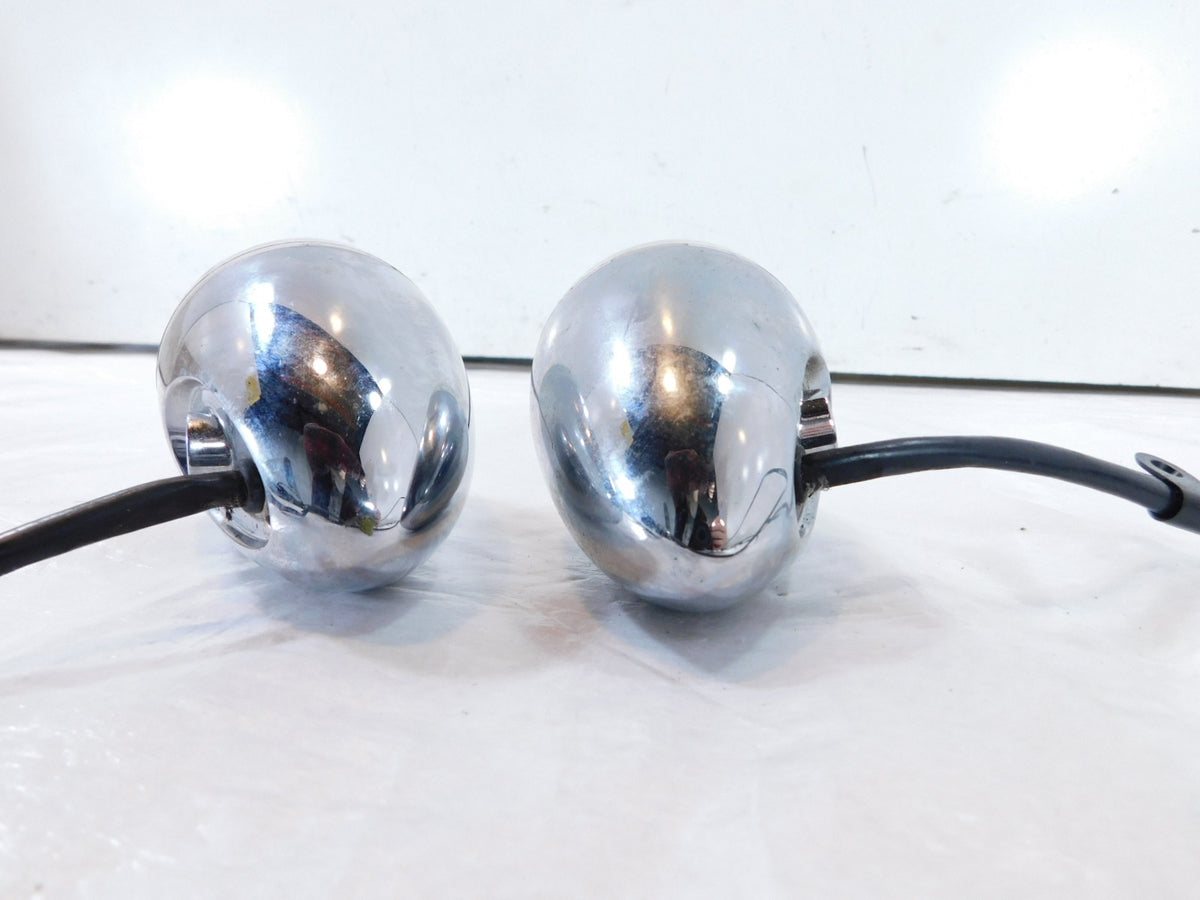 Pair Triumph Rocket III 3 Touring Rear Flasher Turn Signal Indicator Lights - C3 Cycle