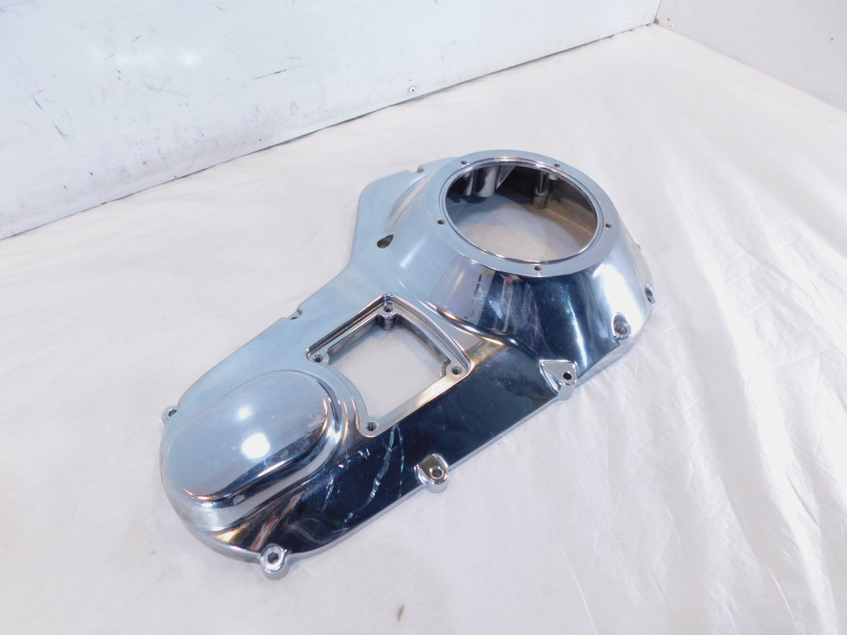 Harley Davidson Road King & Electra Glide Chrome Left Engine Motor Clutch Cover - C3 Cycle