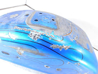 Harley Davidson Softail FXSTD Deuce Blue w/ Flames Rear Wheel Cover Fender - C3 Cycle