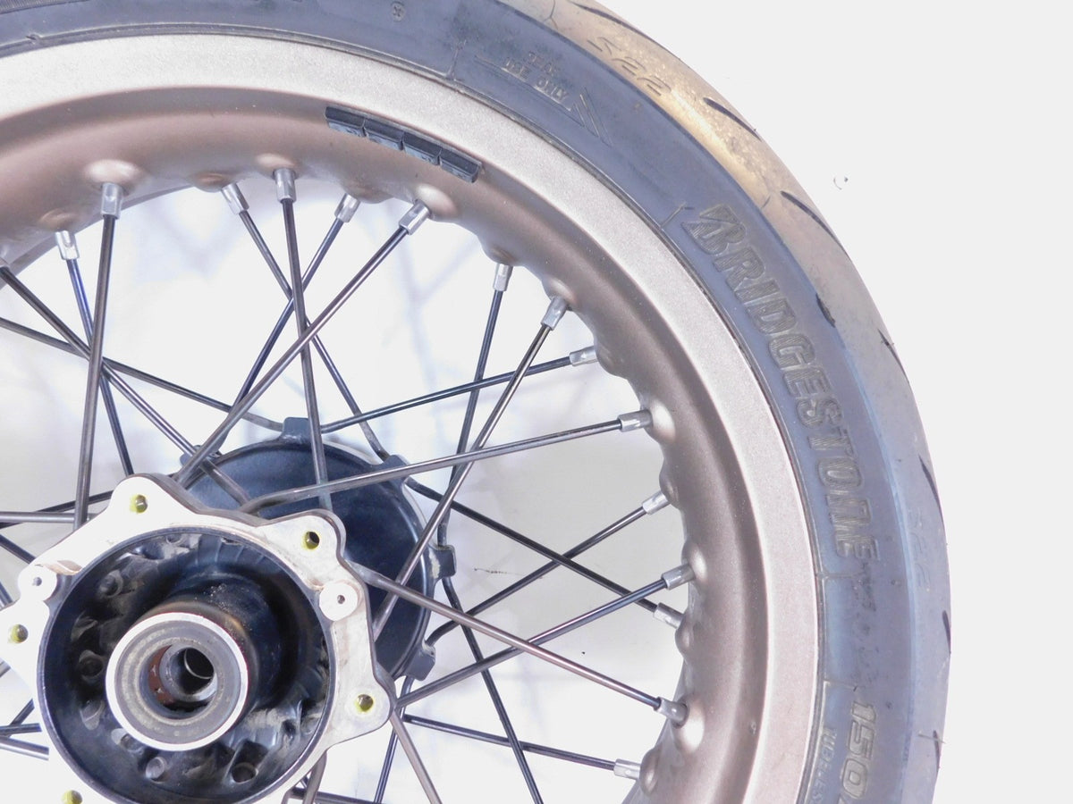 18-19 Husqvarna Vitpilen Svartpilen 401 CKD Laced Rear Wheel Rim & Tire - Bent - C3 Cycle