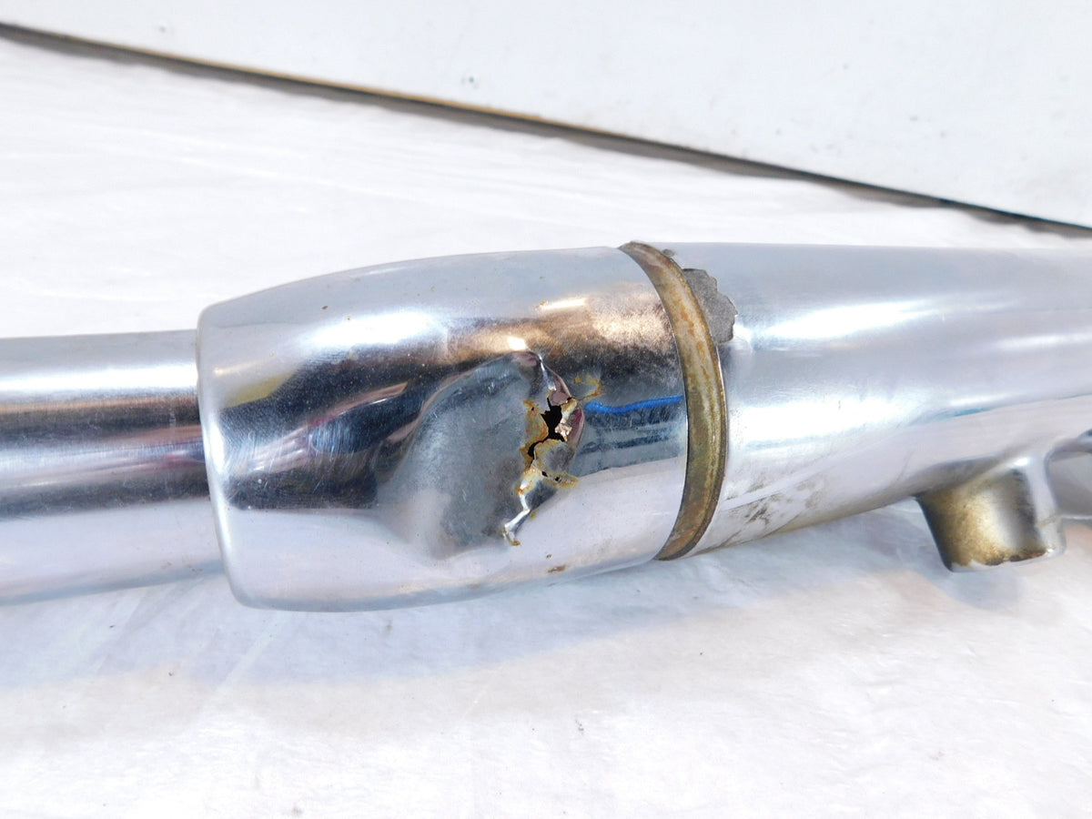 2000-2006 Harley Davidson Chrome oftail FXSTD Deuce Front Left Fork Shock - Bent - C3 Cycle