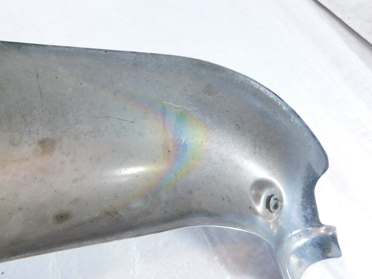 Triumph Rocket III 3 Touring Chrome Rear Right Exhaust Muffler Heat Shield Cover - C3 Cycle