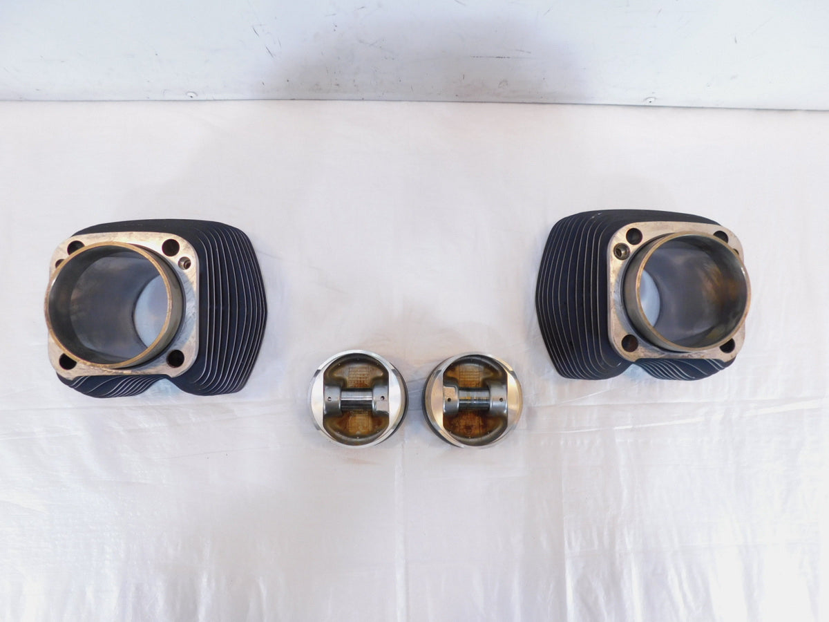 Harley Davidson Twin Cam Touring Dyna & Softail Engine Pistons & Black Cylinders - C3 Cycle