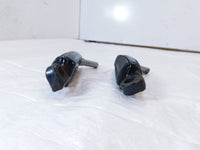 Harley Sportster 1200 Nightster & Iron V-Rod Black Footpeg Footrests & Wear Pegs - C3 Cycle