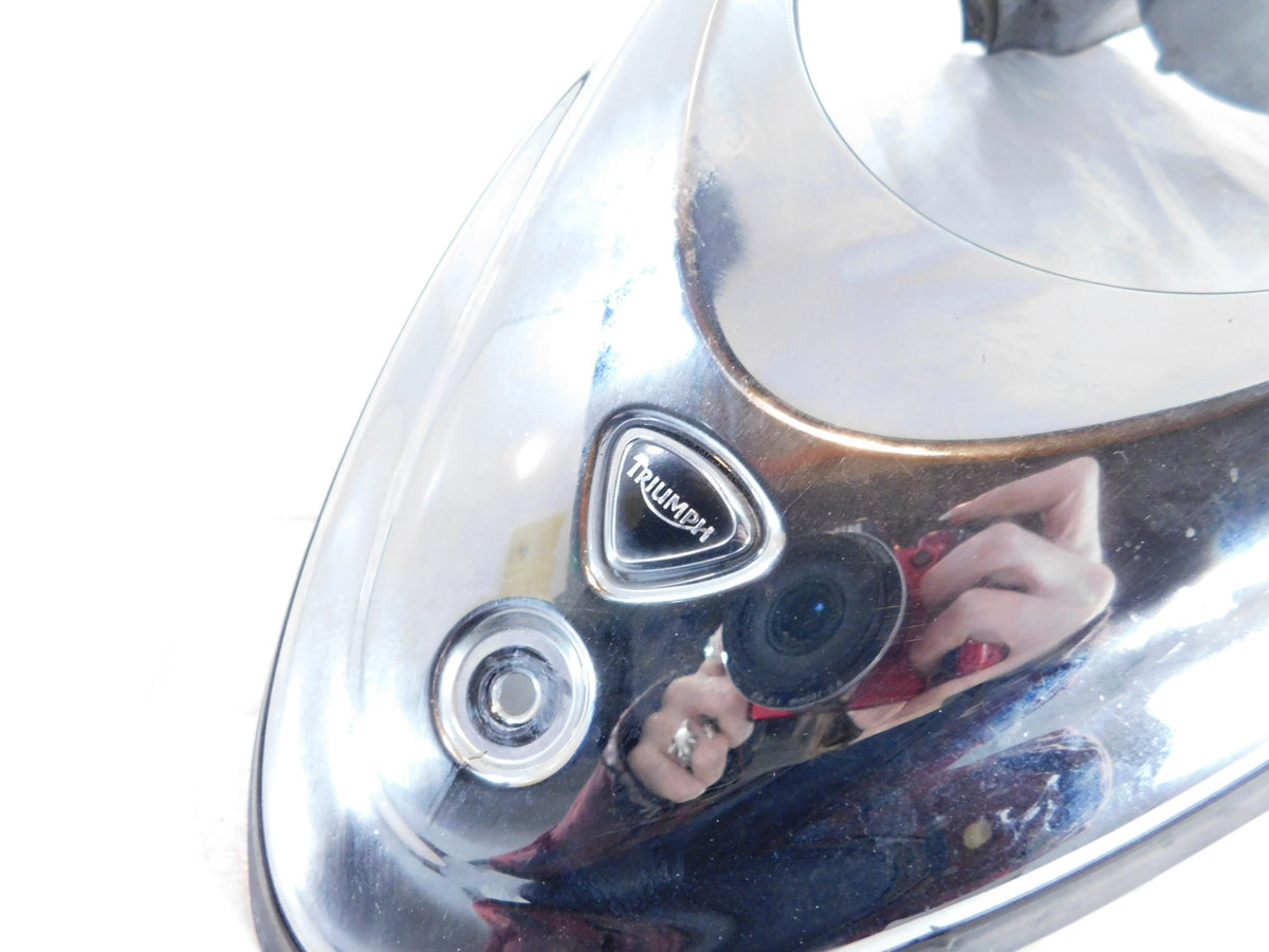 Triumph Rocket III Touring Chrome Instrument Gauge Speedometer Fuel Tank Cover - C3 Cycle