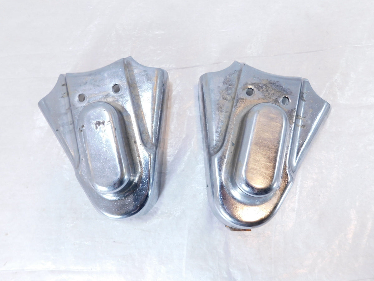 Harley Softail Heritage Classic Chrome Rear Wheel Fork Swing Arm Swingarm Covers - C3 Cycle