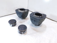 Harley Davidson Twin Cam Touring Dyna & Softail Engine Pistons & Black Cylinders - C3 Cycle