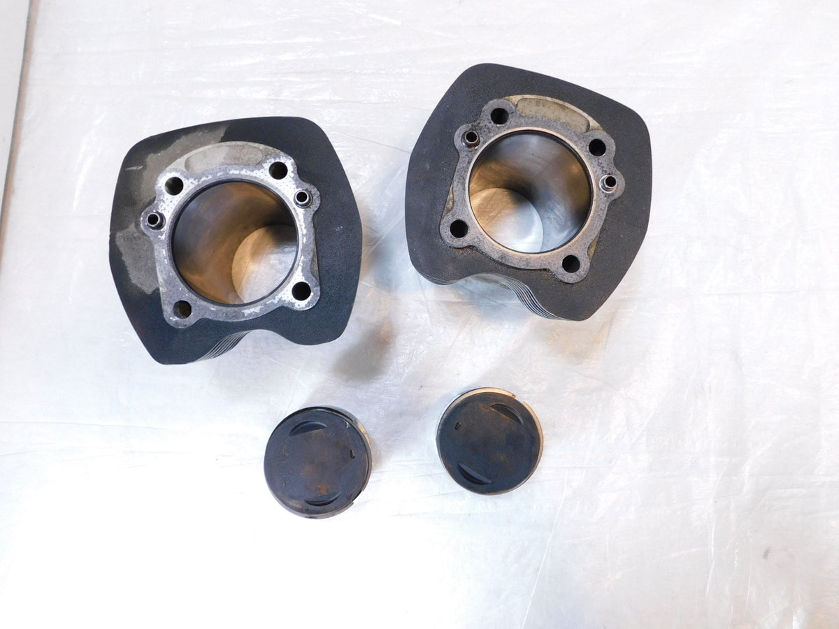 Harley Davidson Twin Cam Touring Dyna & Softail Engine Pistons & Black Cylinders - C3 Cycle
