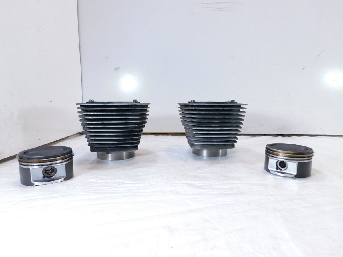Harley Davidson Twin Cam Touring Dyna & Softail Engine Pistons & Black Cylinders - C3 Cycle