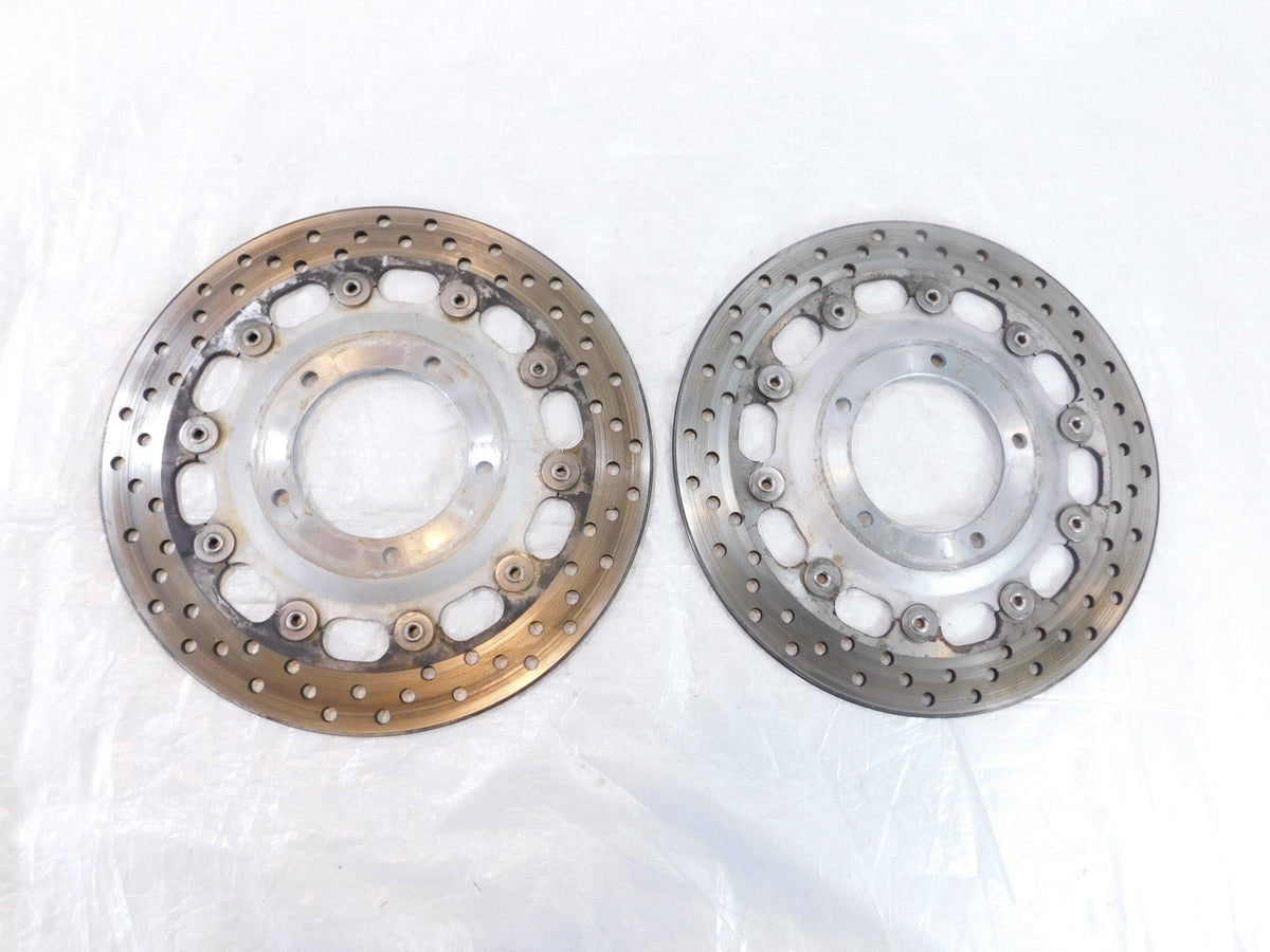 Pair Triumph Rocket III Touring Front Wheel Brake Disc Caliper Rotors - 4.9mm - C3 Cycle