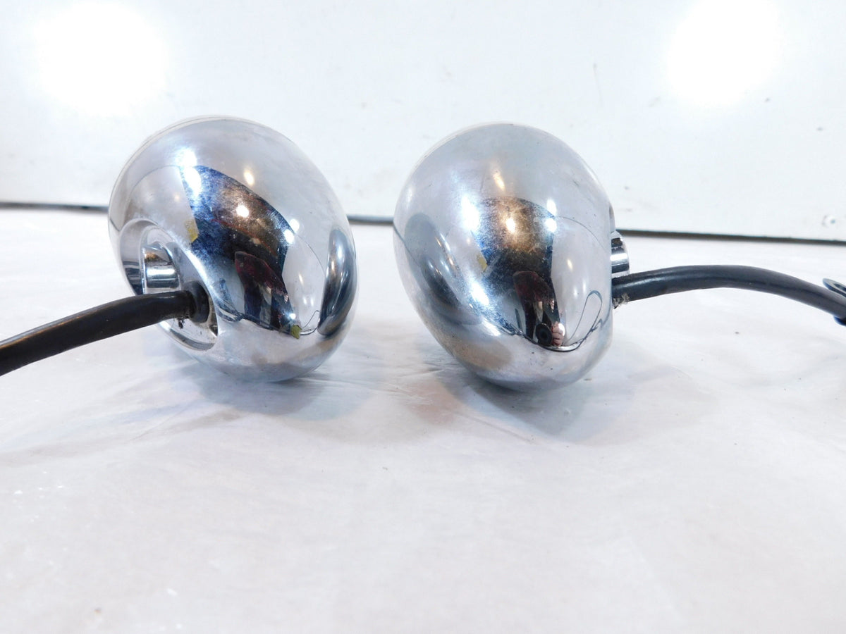 Pair Triumph Rocket III 3 Touring Rear Flasher Turn Signal Indicator Lights - C3 Cycle