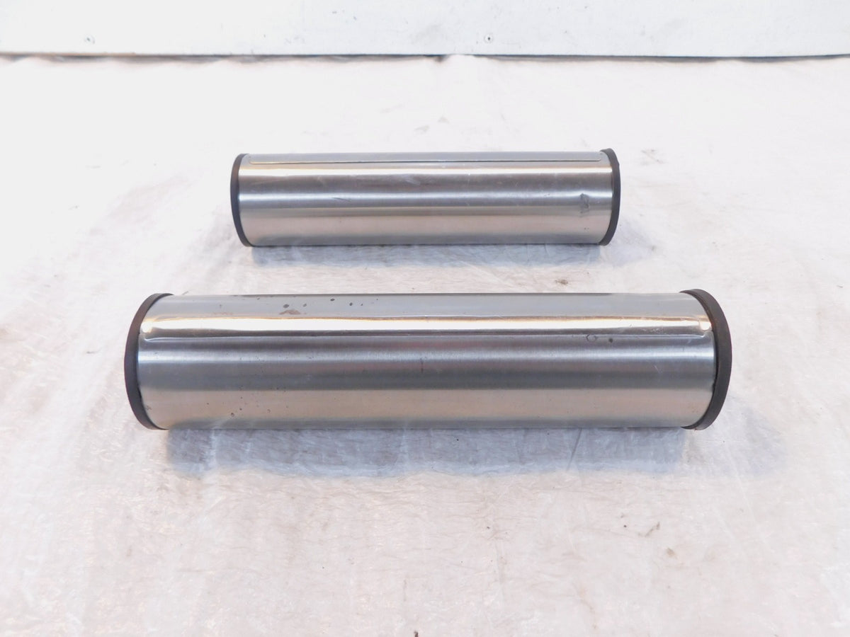 2002-2008 Triumph America Silver Front Left/Right Suspension Fork Guard Covers - C3 Cycle