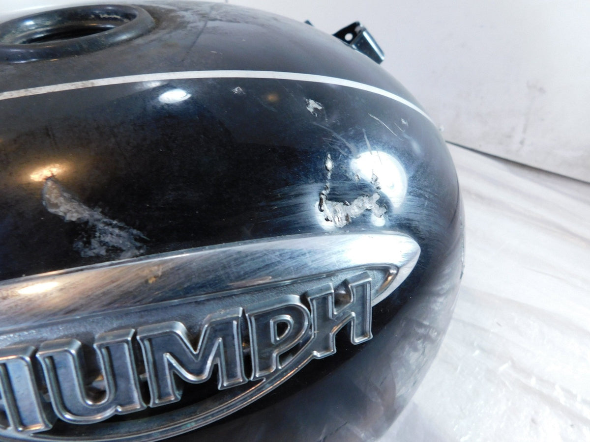 Triumph Rocket III 3 Touring Black Gas Petrol Fuel Tank Reservoir Cell - Dented - C3 Cycle
