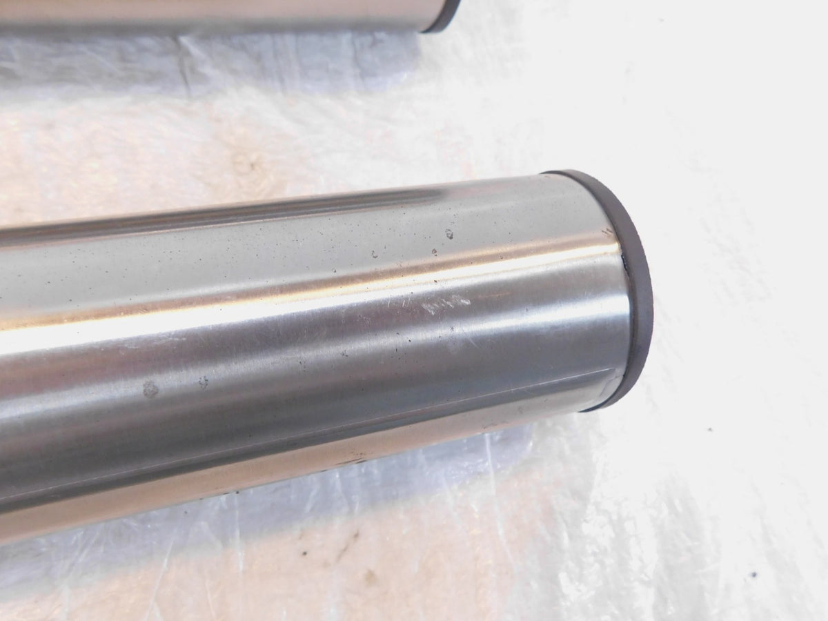 2002-2008 Triumph America Silver Front Left/Right Suspension Fork Guard Covers - C3 Cycle