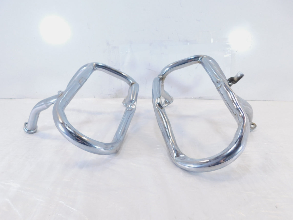 1988-1997 Honda GL1500 Goldwing Front Left/Right Engine Crash Guards -Bent - C3 Cycle